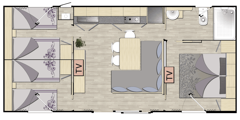 sorrento mobile home layout at union lido